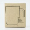 MUJI 82925975 Acrylic Cup with Hand, Diameter 2.6 x Height