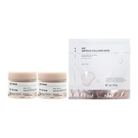 Home Shopping's latest award biacomb EGF collagen cream 50ml 2+2 masks / 홈쇼핑 최신상 바이애콤 EGF 콜라겐 크림 50ml 2개+마스크 2매