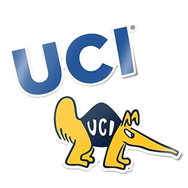 University of California Irvine Anteaters UCI Eaters Sticker Vinyl Decal Laptop Water Bottle Car Scrapbook (4 Inch Set)