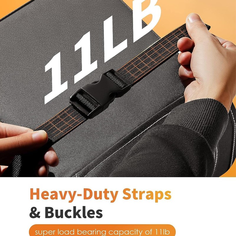 Cozioz Car Trash Can with Lid & Storage Pockets –100%