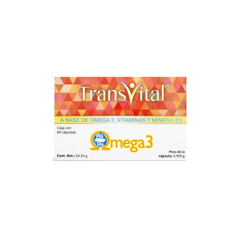 Transvital 60 Capsulas Suplemento Alimenticio Original