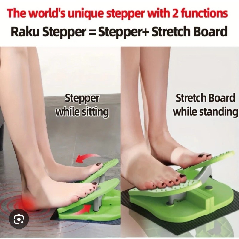 Raku Stepper Portable Foot Therapy Varicose Veins Foldable Leg Therapy