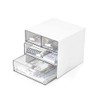 JFAN Simple Storage Case, Drawers, Storage, Accessories, Tabletop, Transparent, Storage