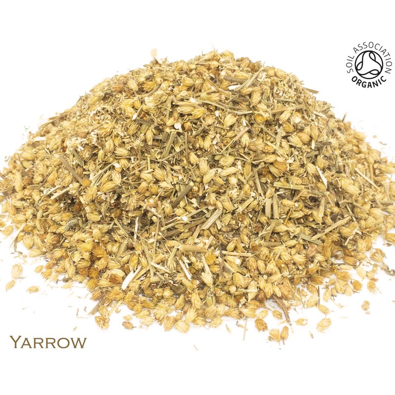 Organic Yarrow Pure Herbal Infusion (25 Unbleached Tea Bags -