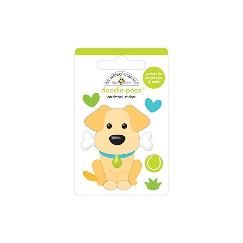 Doodlebug Doodle-Pops 3D Stickers - Good Boy