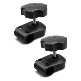 2Pcs Garden Swing Plastic Fittings, Attach Canopy Frame to Swing Frame, Patio Swing Canopy Replacement Parts with 1.9cm Swing Frame Interface, Type B