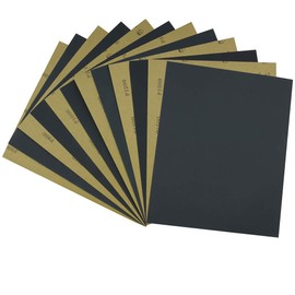 Sandpaper Sheets 9 x 11 Inch,Assorted 600/800/1000/1200/1500/2000 Fine Grit,Silicon Carbide Abrasive Wet Dry Sand Paper for Automotive Polishing,Metal Sanding,30PCS