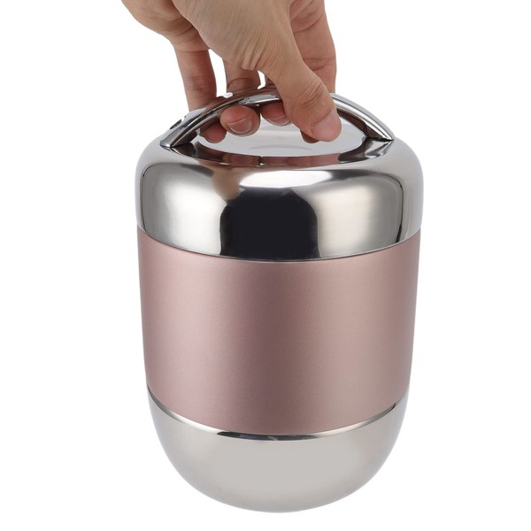 Jeanoko 1.5L Thermal Food Container Stainless Steel Multi Layer Spill