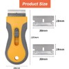 Razor Blade Scrape with 20pcs Extra Blades, Scraper Tool, Razor