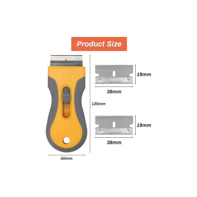 Razor Blade Scrape with 20pcs Extra Blades, Scraper Tool, Razor