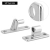 QWORK Farm Fence Gate Hinges, 4-Pieces 304 Stainless Steel Wall