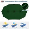 ABCCANOPY 15FT Double-Sided Aluminum Table Patio Umbrella Garden Large Umbrella,Swimming