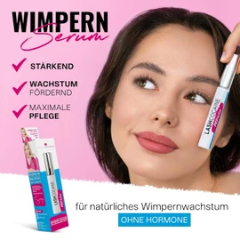 German Best-seller: LASHCOCAINE PEP ACTIVE - Eyelash Serum without Hormones - Protects & Strengthens Eyelashes - Eyelash Booster with Care Complex from Svenja Walberg - Vegan - Made in Germany - 3.5 ml