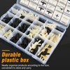 GOOACC 159Pcs 32 Size Automotive Vacuum Tubing Tee Connector Assortment
