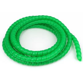 Spiral Cable Wrap, 10ft Cable Sleeves for Cords, Flexible Cable Management Sleeve for Computer, Power, Audio & Video Cords (Green, 5/16")