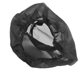 Black Air Intake Filter Sock Cover, Air Cleaner Protective Cover, Motorcycle Waterproof Air Filter Rain Sock Dustproof Protective Cover Fit for Harley (Size L)