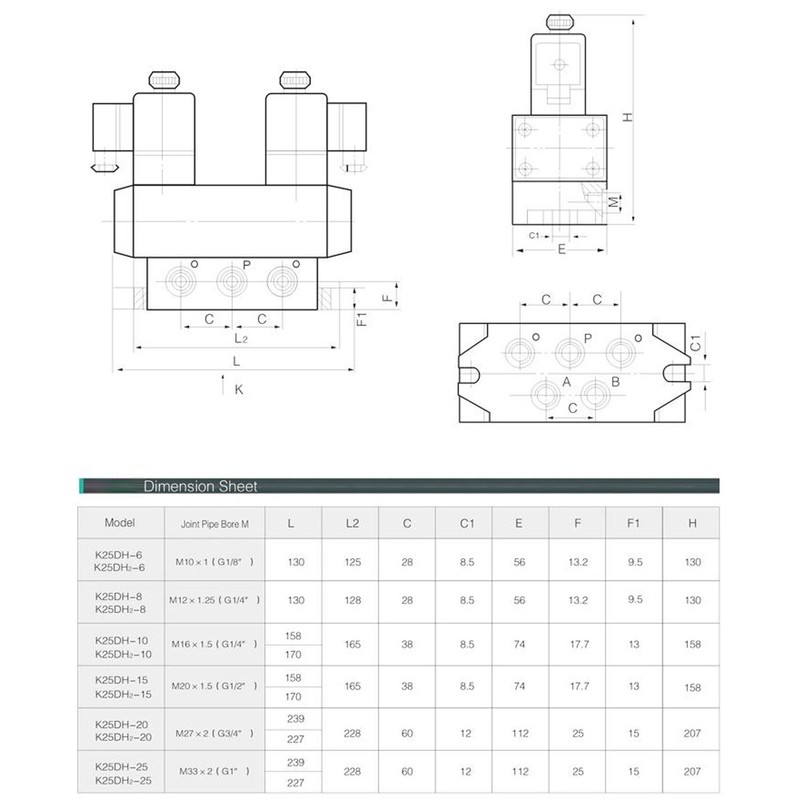 2 Position 5 Way Solenoid Valve Single Control Industrial Control