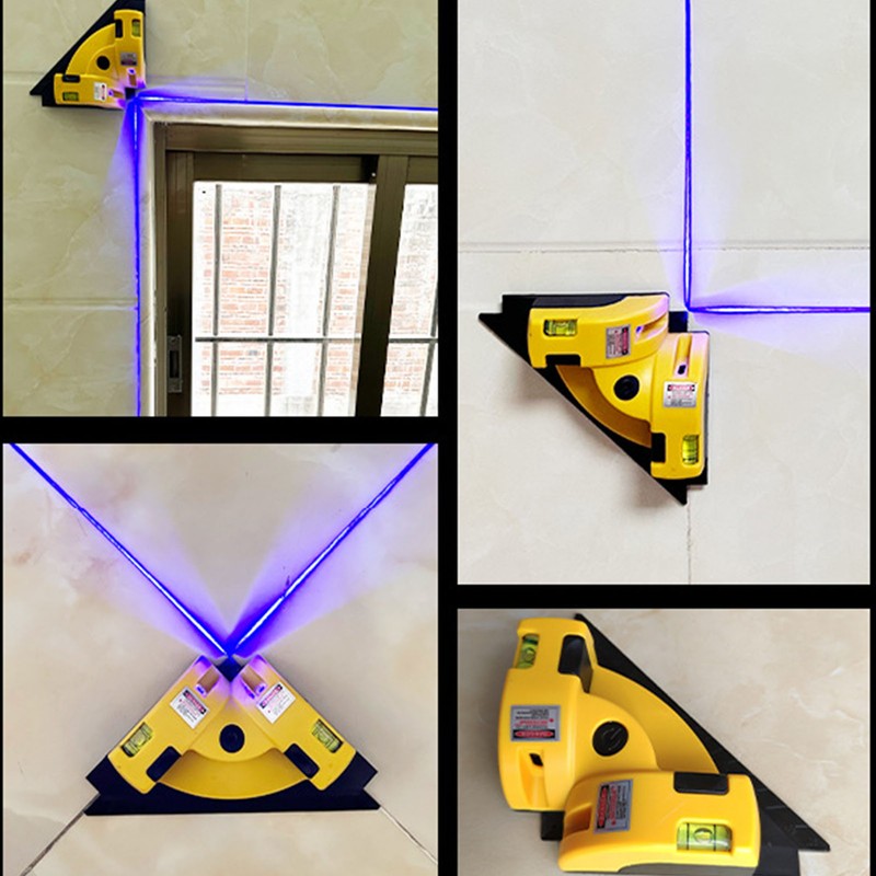Right Angle Level High Accuracy Visible Green Beam Leveling Gauge