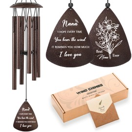 Soopau Nana Gifts, 32" Bronze Wind Chimes Grandma Gifts, Gifts for Grandma, Best Grandma Gifts, Grandma Gifts from Grandkids, Gifts for Grandma Nana Grandmother