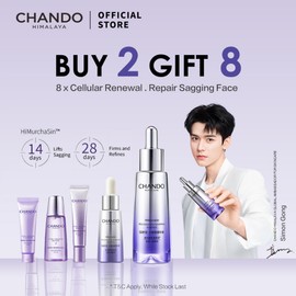 Chando 【 Buy 2 Gift 8 】CHANDO 6th Gen Himalaya Rejuvenation Repairing Essence 自然堂肌源修护小紫瓶精华液第六代 Anti Aging