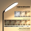 DEEPLITE Battery Operated Desk Lamp, LED Desk Light 3 Lighting