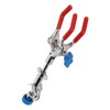 3 Prong Lab Clamp with Rubber Coating Pressure Adjustment 3