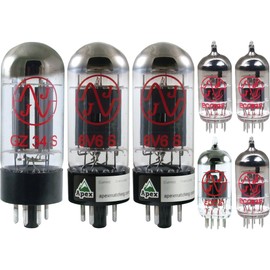 Tube Set - for Fender 65 Princeton Reverb Reissue, Tube Brand: JJ Electronics