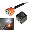 x xotic tech 1pc 3-pin LED Flasher Relay w/Exchange Connector