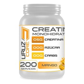 Suplemento En Polvo Creatina Monohidratada 1kg Uruz Core Mango