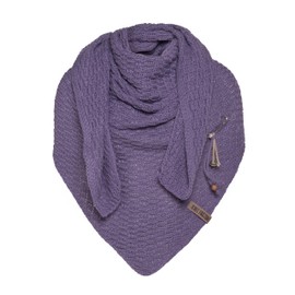 Knit Factory - Jaida Triangle Scarf - Violet - 190x85 cm