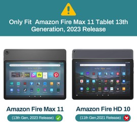 Merocab Kids Case for Fire Max 11 2023 13th Release,Light Weight Shockproof Convertible Handle Stand Kids Case Cover for Fire Max 11 Tablet 13th 2023 Release