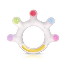 Haakaa Silicone Palm Teether, Baby Teething Toys, Food Grade Silicone Teethers for Babies 0-6 Months/6-12 Months, BPA Free Teething Relief Baby Chew Toys