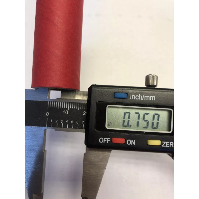 Pyro Tubes 50 Red 3/4” ID x 2-1/8” Lg .090
