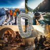 Holesto Plastic Carabiner - Tactical Carabiner Clip Black - Durable
