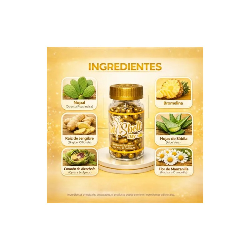 Diet Shelt Day Energía Y Apoyo Metabólico Natural 60 Caps