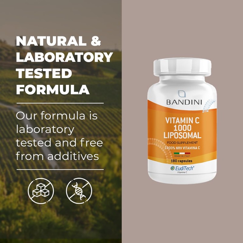 Bandini® Liposomal Vitamin C 1000mg | 180 Capsules | High