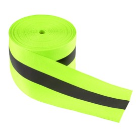 LLPT Reflective Tape for Sew-on, 5 cm x 15 m Nylon Silver Fluorescent Reflective Tape, Safety Reflective Tape Light Tape for Sewing, Green (RRG250)