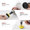 SATC 2 Inch Hook and Loop Sanding Disc No-hole 100PCS