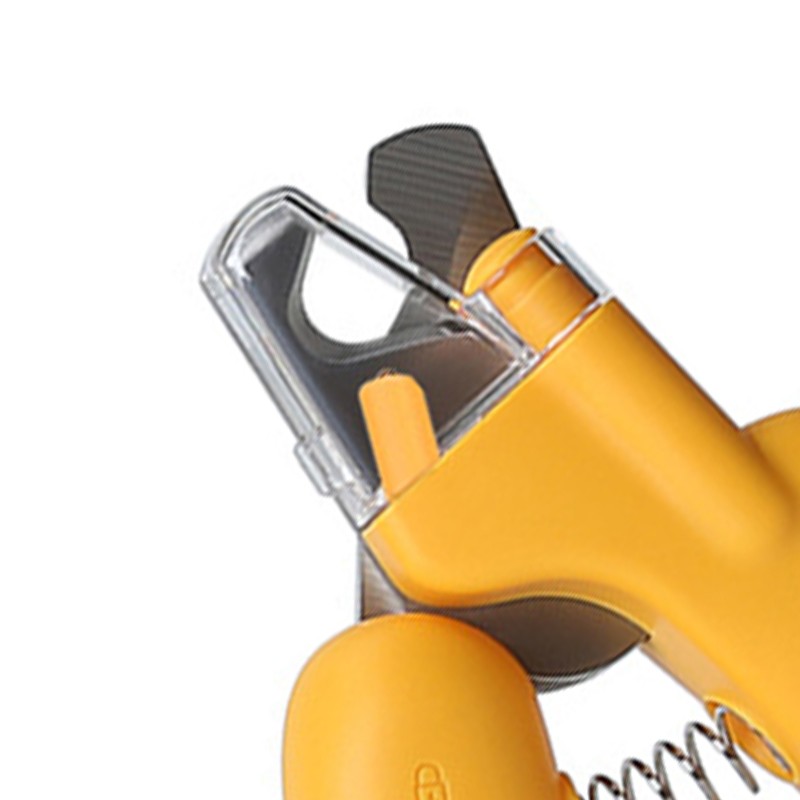 Pet Nail Clipper Safe Stainless Steel Blades Banana Shape Handle