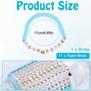 12PCS Team Bride Bracelets, 1 bridal bracelet and11 bridesmaid bracelets,