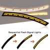 GEEGEETOP Smoked Lens LED Side Marker Bumper Light DRL Assembly