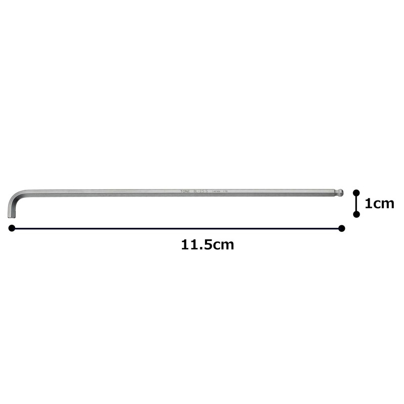 Tone Under Neck Short Long Ball Point L-Shaped Wrench BL-2.5S