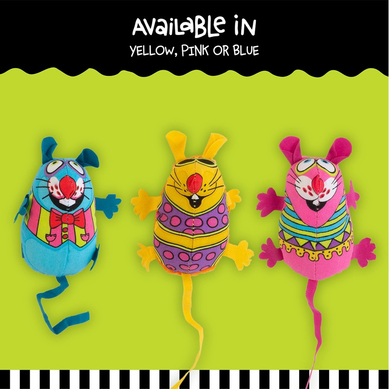 Pet Mate Fat Cat Classic Eeeks Flower Toy