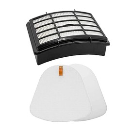 1 Hepa Filter 1 Foam for Shark Vacuum Cleaner Navigator Lift-Away NV350, NV351, NV352, NV355, NV356E, NV357, NV360, NV370, NV391, UV440, UV490, UV540 Part XFF350 XHF350