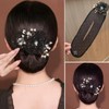 2pcs Flower Hair Bun Roller, Lazy Hair Twister, French Deft