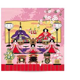 Kyoto Kimono Cafe "Yusoku" Saijiki Small Bath Seasonal Design Tapestry, furoshiki4-2