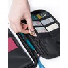 Hopeville Travel Document Case with RFID Protection, High-Quality Travel Organiser