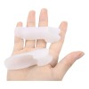 Separador de Juanete Meñique Gel Silicona Unitalla Blanco 1 Par