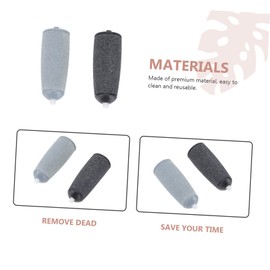 Baluue 6pcs Replacement Foot Callus Removers for Electric Foot File Grinding Easy Install Pedicure Accessories Compatible Electric Manicure Tools Efficient Skin Care