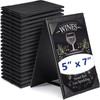Gerrii Leatherette Table Tents Black PU Leather Menu Covers Bulk